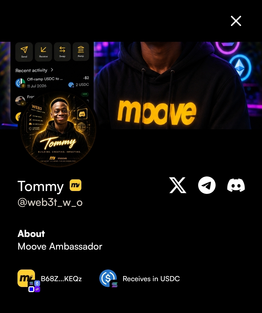 Moove Ambassador Work